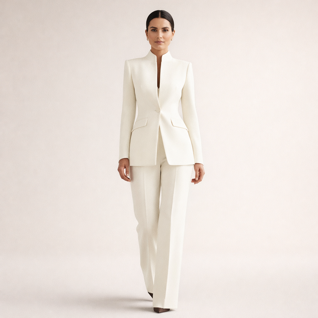 Aurélia™ Noir Luxe Suit Pantalon Set