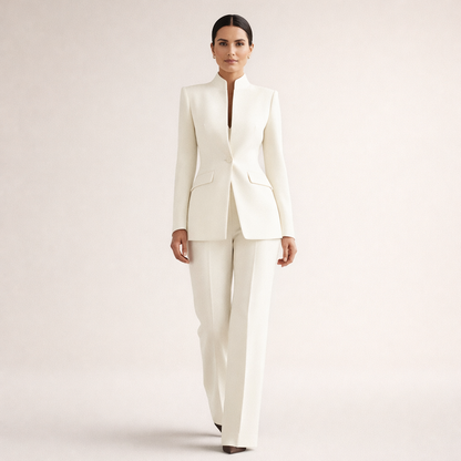 Aurélia™ Noir Luxe Suit Pantalon Set