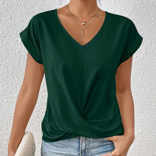 Élise™ Comfortabel T-Shirt met Luxe Halslijn