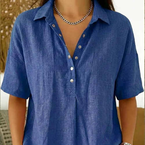 Celestine™ Elegante Blouse met Luxe Kraagdetail